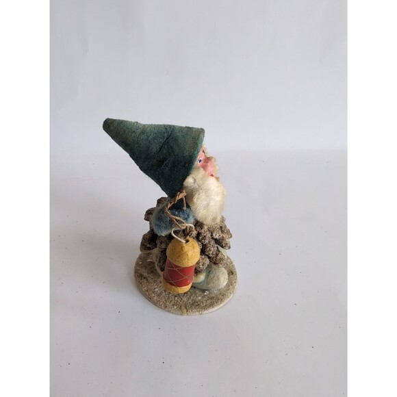 Antique Christmas Putz Pinecone Elf Lantern Germany US ZONE - Picture 3 of 6